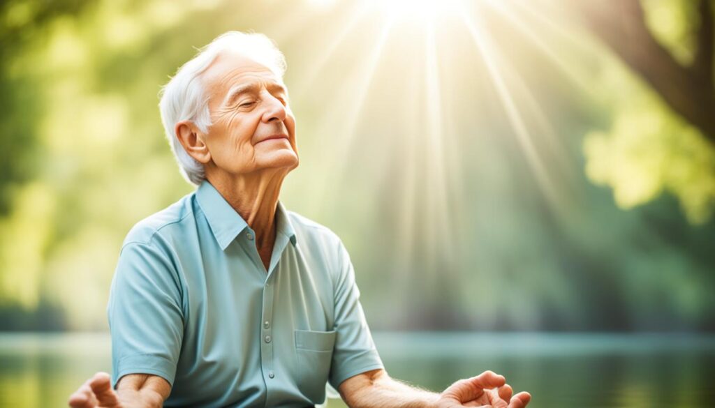 cómo la meditación beneficia a las personas de la tercera edad